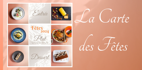 Découvrez la Carte des fêtes... Du partage et de la gourmandise en ligne !